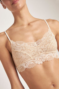Brasier triangular Color Marfil