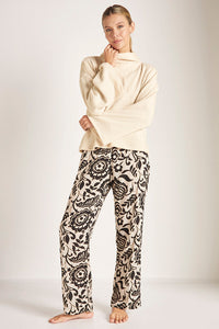 Buzo mix & match con cuello alto