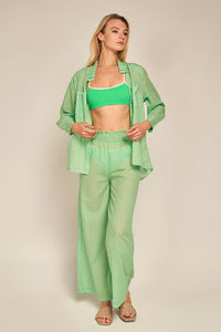 Pantalón Verde en algodón