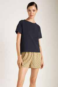 Short  mix & match Color Mostaza/Gris