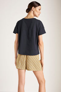 Short  mix & match Color Mostaza/Gris