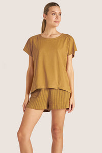 Camiseta mix & match Color Mostaza