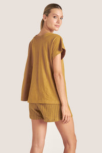 Camiseta mix & match Color Mostaza
