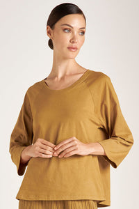 Camiseta mix & match Color Mostaza