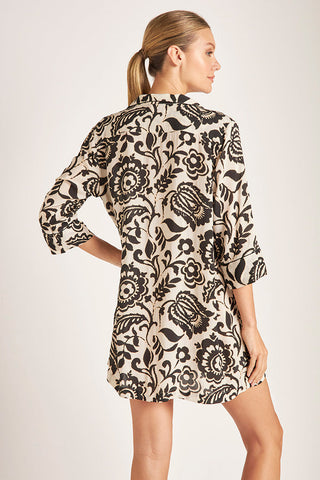 Camisola estampada de flores