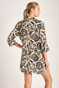 Camisola estampada de flores