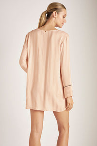 Camisola en satín Color Crema