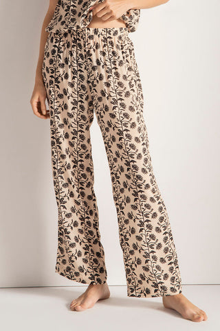 Pantalón capri bota recta, Color Estampado