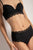Brasier clásico con copa y aro, Color Negro
