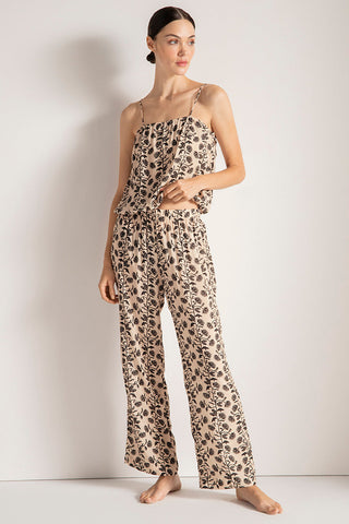 Pantalón capri bota recta, Color Estampado