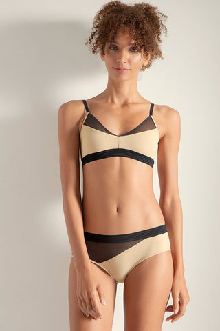 Brasier Triangular tipo top
