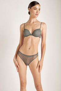 Brasier clásico estampado animal  verde