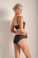 Brasier strapless Color Gris oscuro-Negro