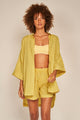 Maxi Camisa Amarillo en lino
