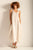 Cover up largo en gasa color khaki