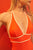 Entero halter Color Naranja/Marfil