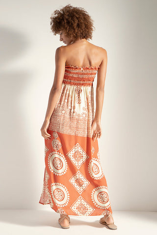 Falda / Vestido Detalle Nido de Abejas