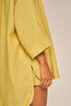 Maxi Camisa Amarillo en lino
