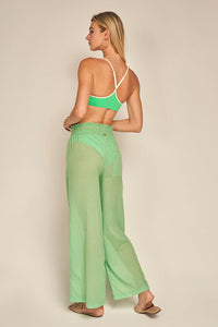 Pantalón Verde en algodón