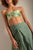 Pantalón en algodón color verde