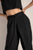 Pantalón en lino con capas sobrepuestas, Color Negro