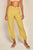 Pantalón tipo jogger Amarillo