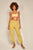 Pantalón tipo jogger Amarillo