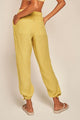 Pantalón tipo jogger Amarillo