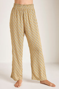 Pantalón mix & match Color Mostaza/Gris