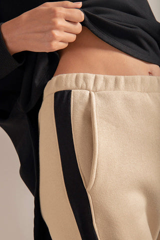 PANTALON LARGO PERCHADO KAKI RAYA NEGRA