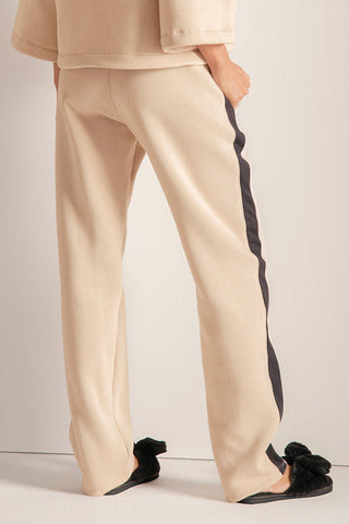 PANTALON LARGO PERCHADO KAKI RAYA NEGRA