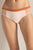 Calzón cachetero en lycra nylon Color Terracota/Rosado