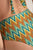 Calzón culotte con estampado de zig zag multicolor