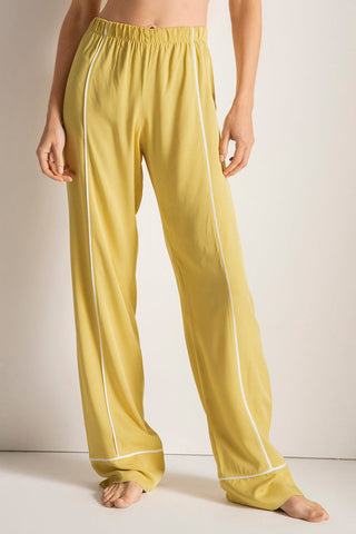Pijama Pantalón Color Amarillo