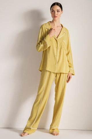 Pijama Pantalón Color Amarillo