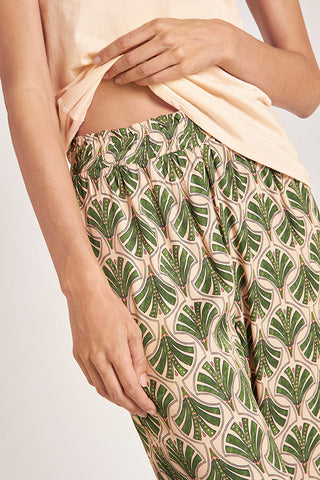Pijama Pantalón estampado de palmeras