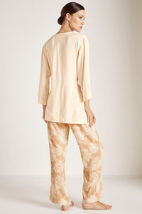 Pijama Pantalón estampado de flores