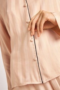 Pijama Pantalón Color Crema