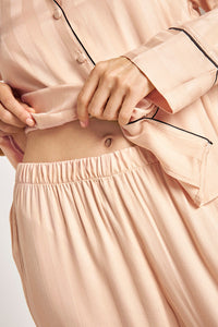 Pijama Pantalón Color Crema