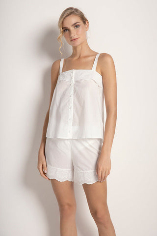 Pijama Short Blanco