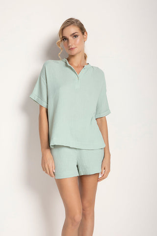 Pijama Short  Verde Menta