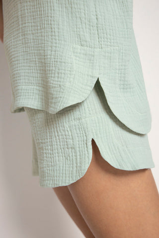 Pijama Short  Verde Menta