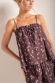 Pijama Short, blusa con escote recto y top interno para mayor soporte