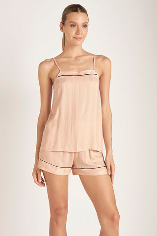 Pijama Short Color Crema