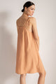 Pijama camisola escote en nido de abeja