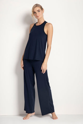 Pijama pantalón x3 Piezas Azul oscuro
