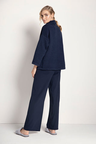 Pijama pantalón x3 Piezas Azul oscuro
