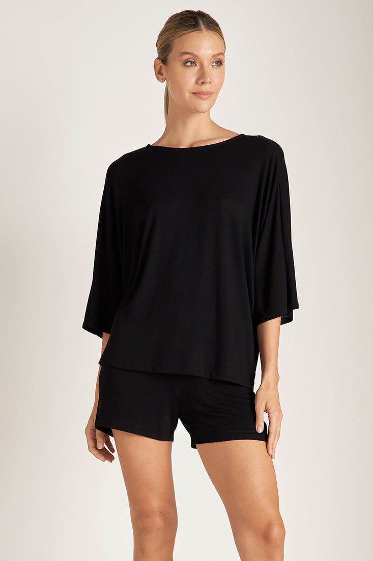 Set Short y camiseta Color Negro