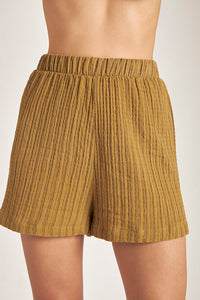 Short  mix & match Color Mostaza/Gris
