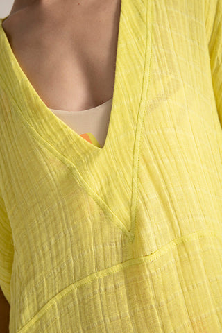 Túnica larga Amarillo Neón
